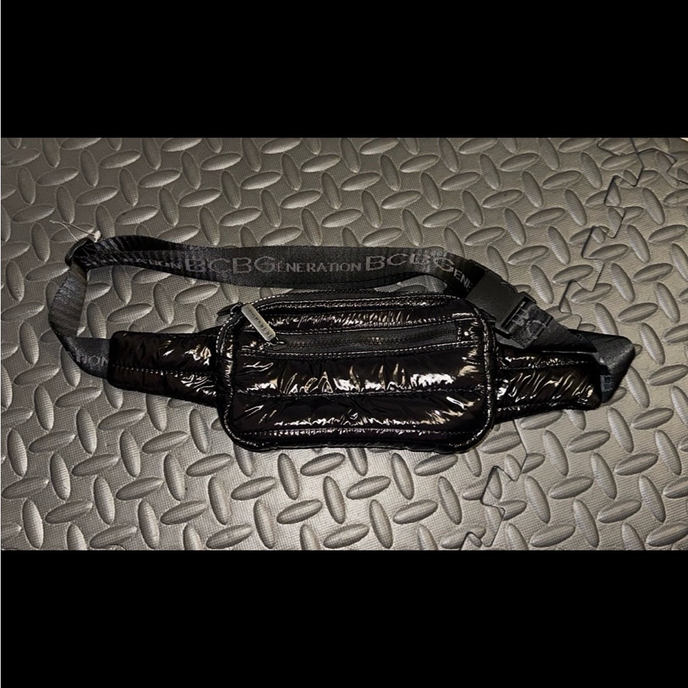 BCBGeneration Glossy Black Travel Bag